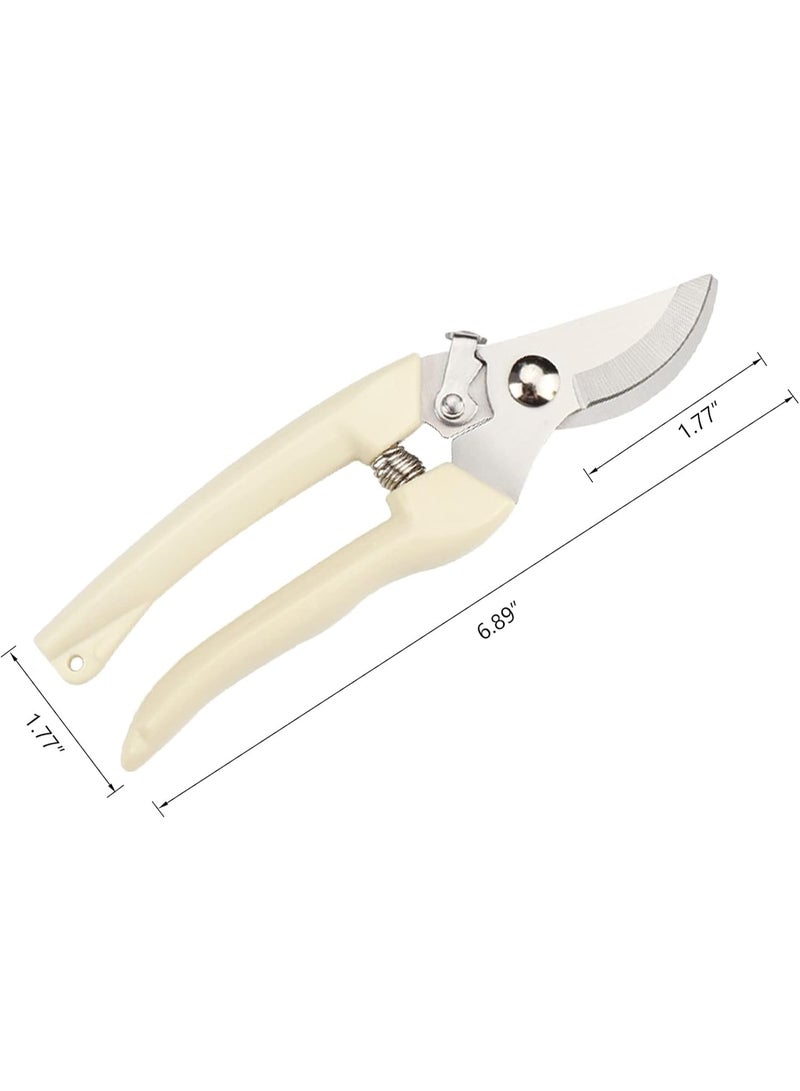 Garden Pruning Shears, Professional Bypass Pruner Hand Shears, Garden Scissors, Plant Pruning Shears for Cutting Flowers - Image 2